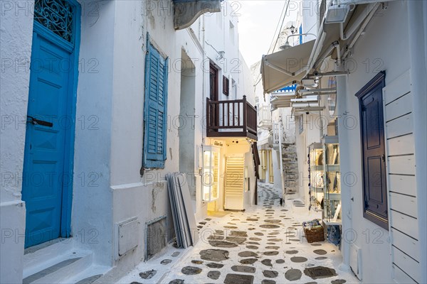 The white washed old town of Horta