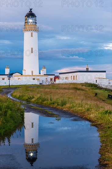 Sunset over Mull of Galloway Lighthouse