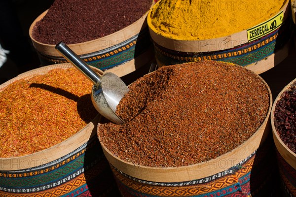 Various type of spices at the Spice Market