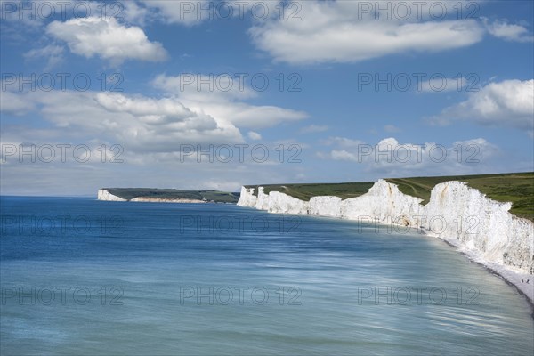 The Seven Sisters chalk cliffs