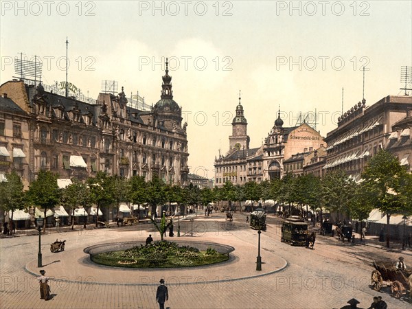 The Rossmarkt in Frankfurt am Main