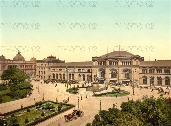 The post office building in Hanover