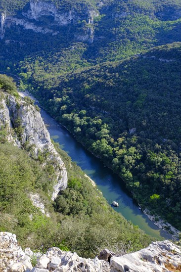 View of the river bends