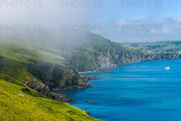 Sea Fret over Cliffs