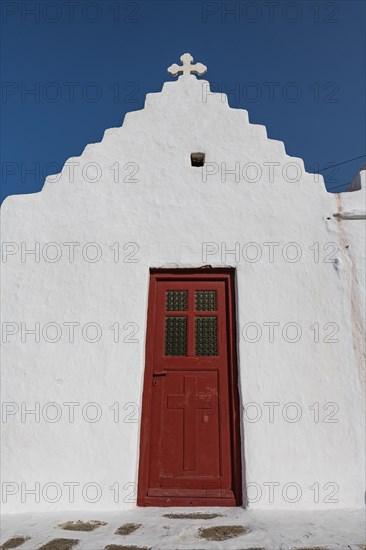 Whitewashed church