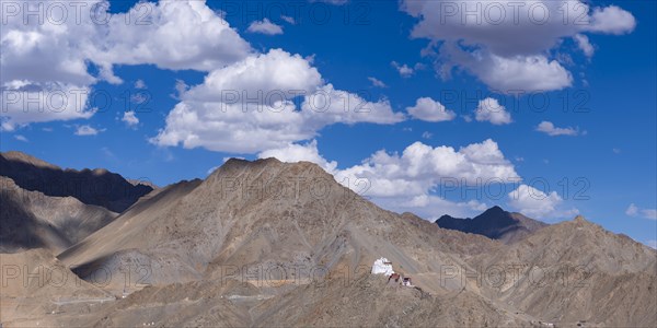 Namgyal Tsemo Gompa Monastery on Tsenmo Hill