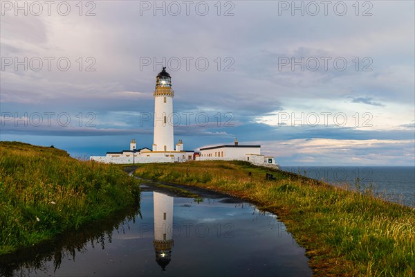 Sunset over Mull of Galloway Lighthouse