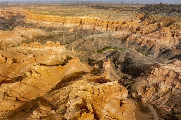 Aerial of the Charyn canyon