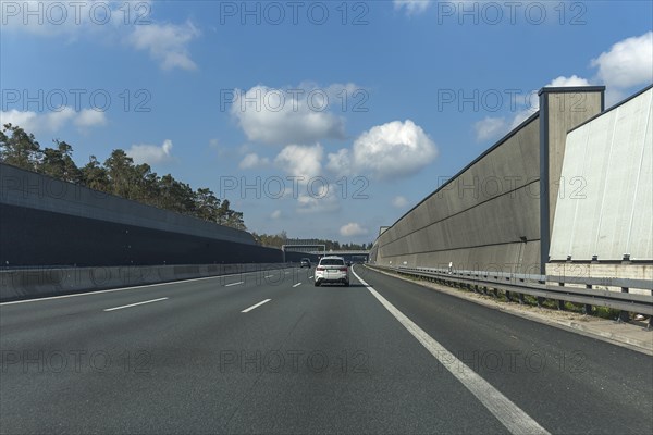 Noise barriers on the A 6