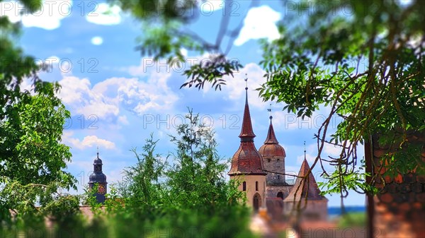 The collegiate church is a sight in the historic centre of the old town. Feuchtwangen
