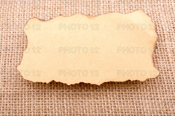 Paper with some burned edges