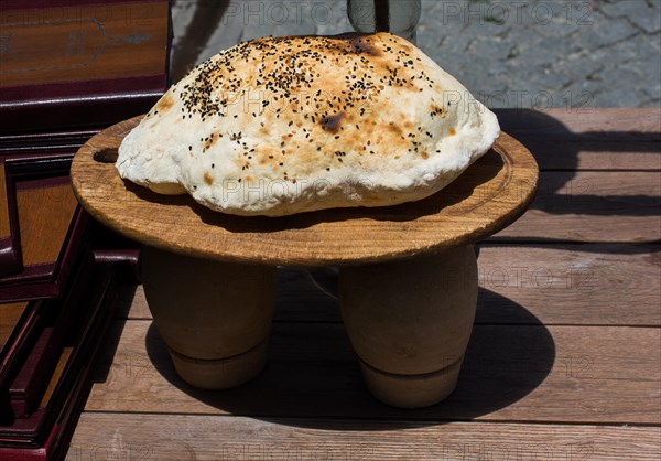 Traditional Turkish style made bread loaf