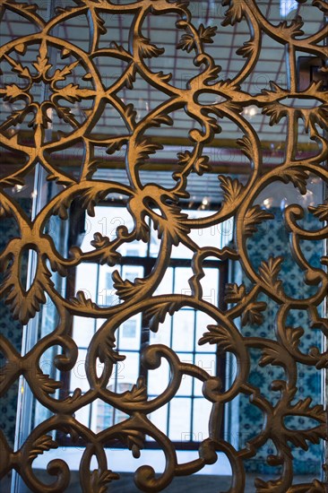 Example of Ottoman art patterns applied on metals