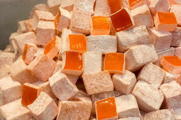 Turkish delight sweets made in Traditional style