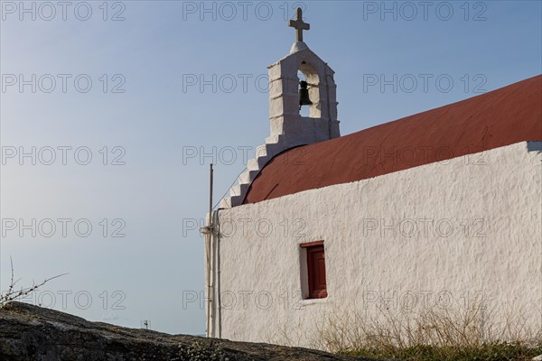 Whitewashed church