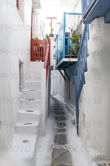 The white washed old town of Horta