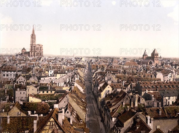Panorama of Strasbourg