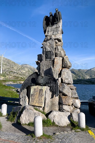 War Memorial for Soldiers Fallen in World War I. with plaque inscription