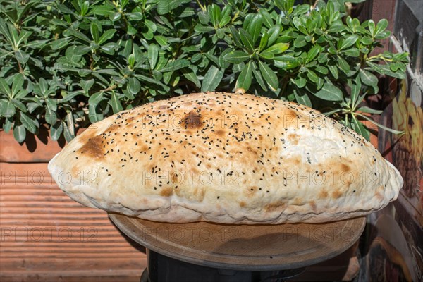 Traditional Turkish style made bread loaf