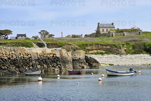 Boats on the quay wall