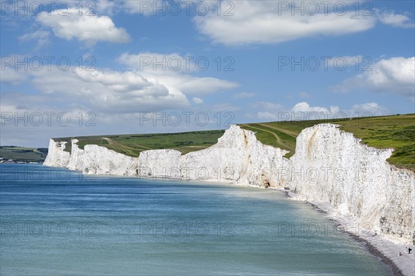 The Seven Sisters chalk cliffs