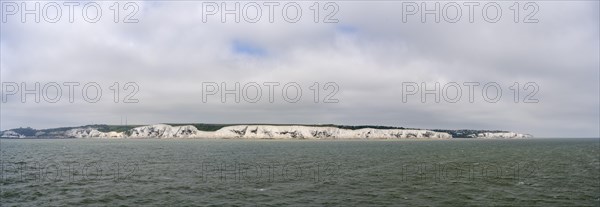 The chalk cliffs of Dover