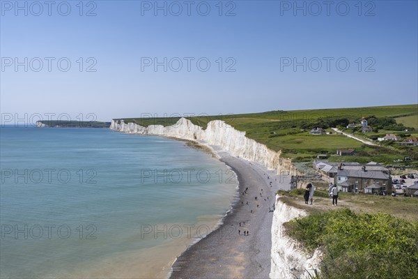 The Seven Sisters chalk cliffs