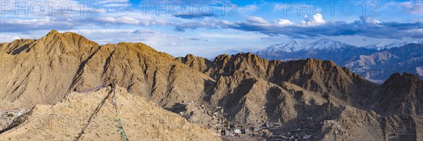 Panorama from Tsenmo Hill over Leh