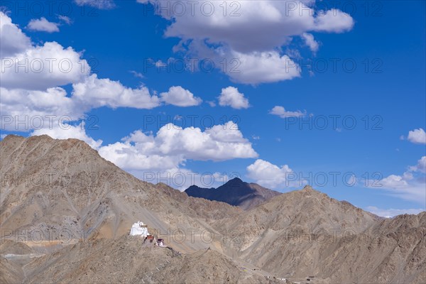 Namgyal Tsemo Gompa Monastery on Tsenmo Hill