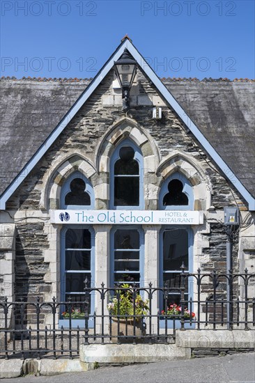 Former schoolhouse in the centre of the fishing village of Port Isaac