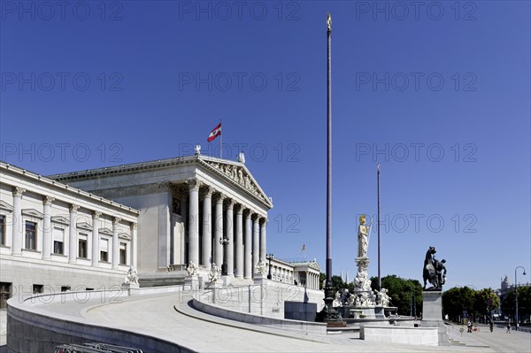 Parliament building on the Ringstrasse