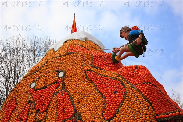 Climber in the mountains