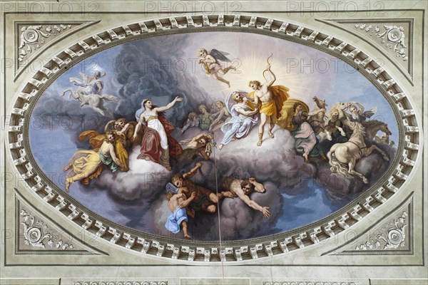 Antique ceiling fresco