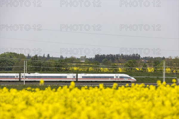 InterCityExpress of Deutsche Bahn AG on the new Wendlingen-Ulm line