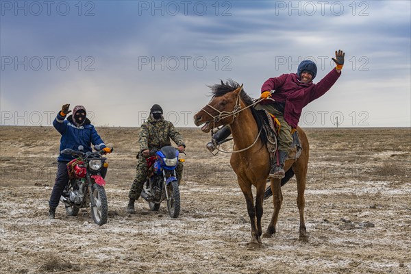 Horse herders near Aralsk