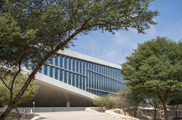 Qatar National Library building in Doha