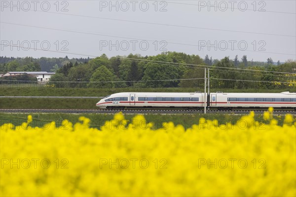 InterCityExpress of Deutsche Bahn AG on the new Wendlingen-Ulm line