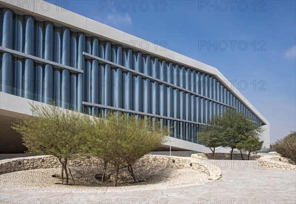 Qatar National Library building in Doha