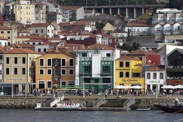 Colourful houses on the Cais de Gaia waterfront