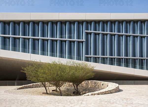 Qatar National Library building in Doha