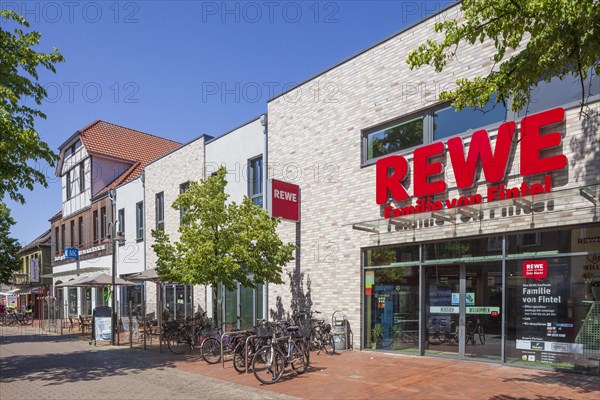 REWE supermarket in the pedestrian zone Grosse Strasse