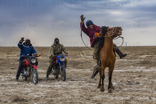 Horse herders near Aralsk