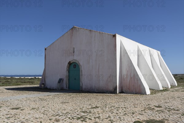 Historic barracks building on the site of the Fortaleza de Sagres fortress