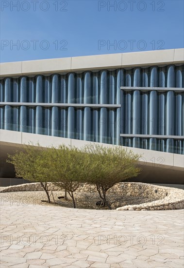 Qatar National Library building in Doha