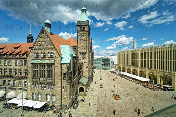 Chemnitz New Town Hall and Red Tower Gallery
