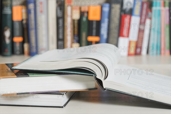 Books near bookcase