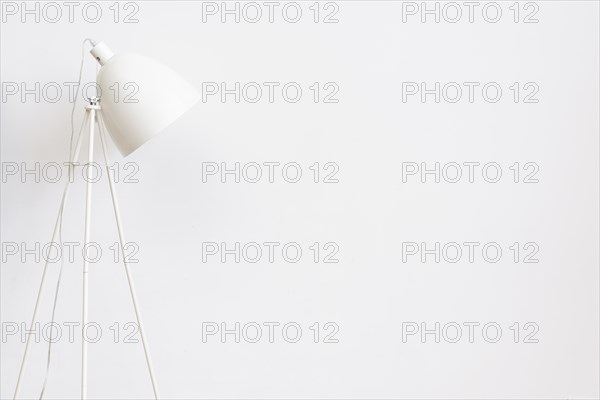 Minimalist white floor lamp