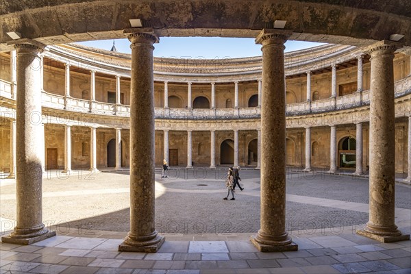 Courtyard of the Palace of Charles V