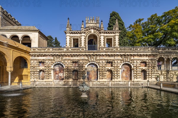 The Grotto Gallery Galeria del Grutesco and the Mercury Pond or Estanque Del Mercurio