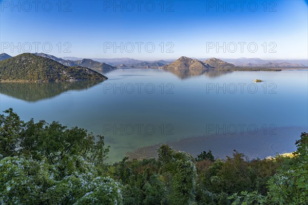 View over Lake Scutari